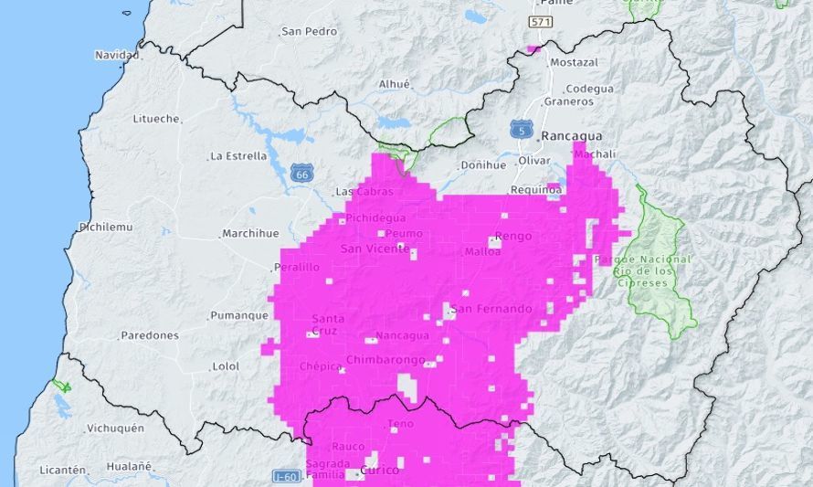 Botón Rojo: San Fernando presenta alto riesgo de incendio forestal