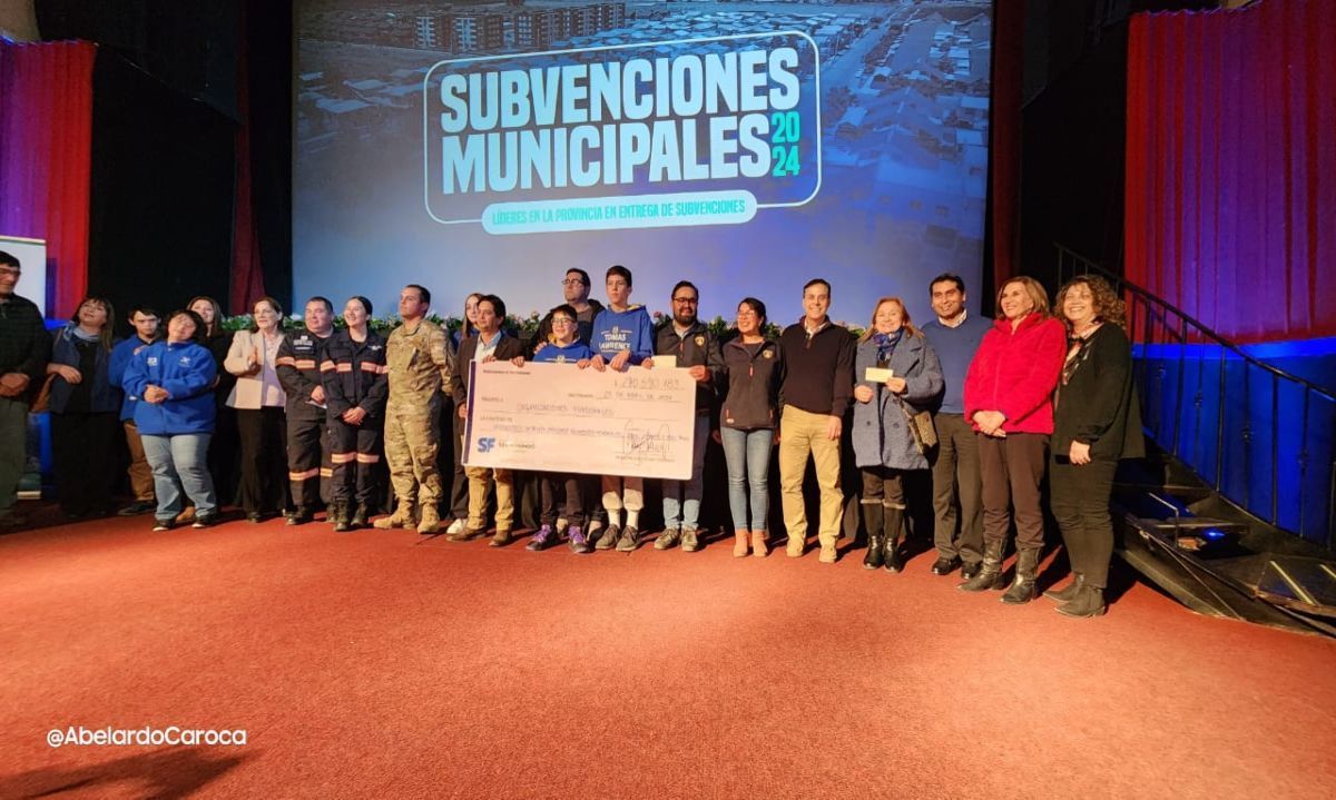 San Fernando:
Se entregaron subvenciones a organizaciones sociales
