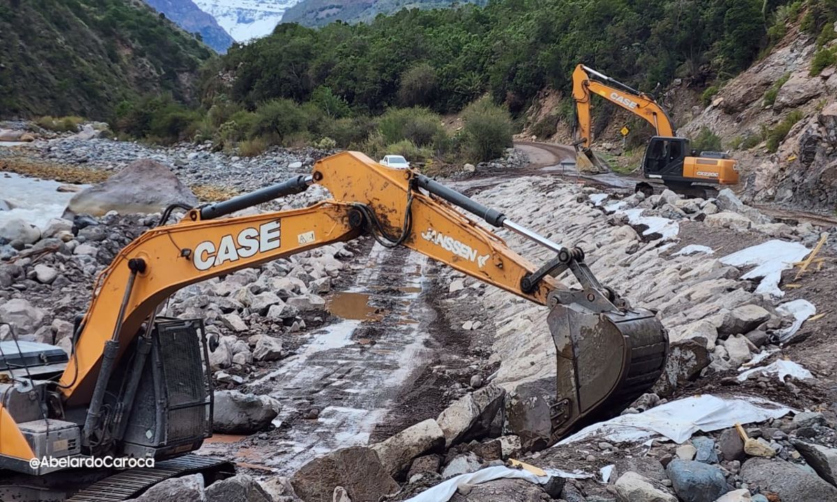 San Fernando a Termas del Flaco: Tránsito recuperado y obras en marcha