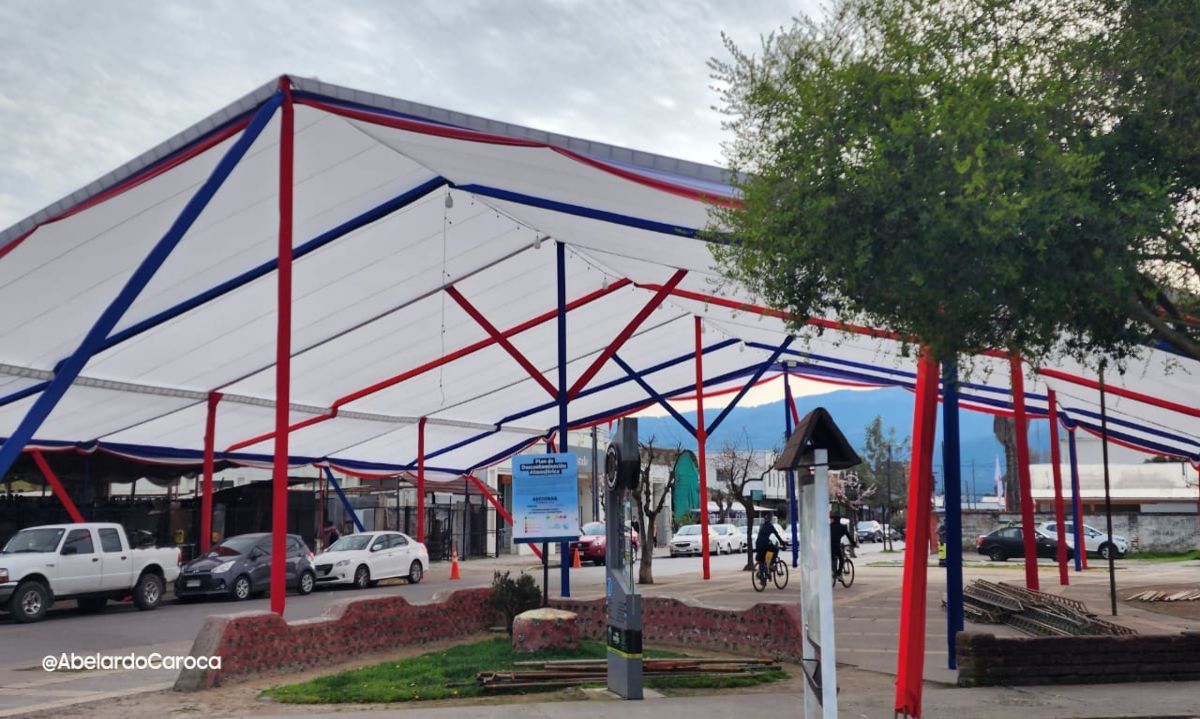 Colchagua:
Con carpa instalada para las celebraciones
